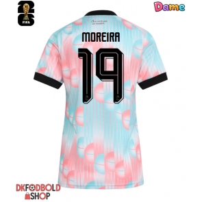 Belgien Diego Moreira #19 Udebanetrøje Dame VM 2026 Kort ærmer Belgien Diego Moreira #19 Udebanetrøje Dame VM 2026 Kort ærmer